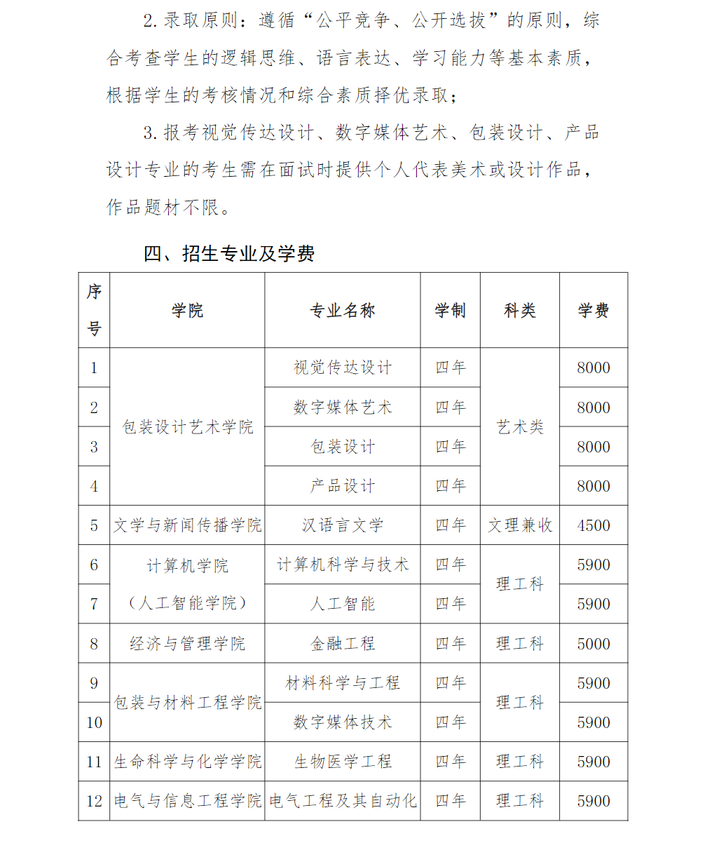 湖南工业大学2025年澳门保送生招生简章